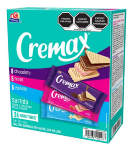 Cremax Gamesa Surtido 1008 Gr - 2 Pza