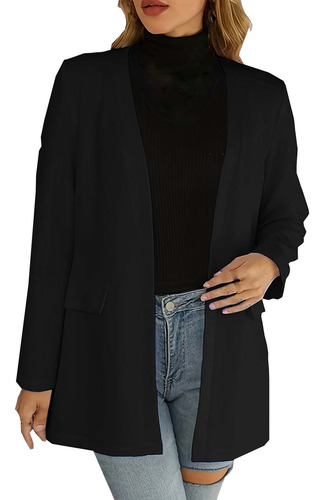 Abrigo De Moda Para Mujer, Suave Y Liso, Cuello Vuelto