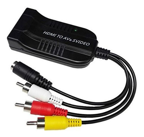 Hd 1080p Hdmi A Macho Av 3rca S-video Video Compuesto Adapta