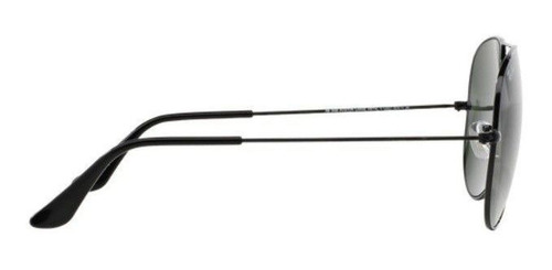 Óculos De Sol Ray Ban Aviador Large Metal Ii Rb3026l - 62 Cor Preto Lente Cinza