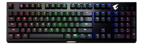 Teclado Mecánico Óptico Aorus K9 Rgb Fusion Flaretech Sumerg Color del teclado Negro