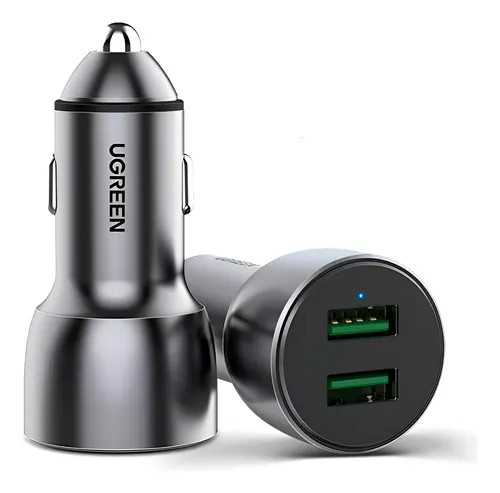 Cargador Inteligente Para Auto Ugreen 10144 2x Usb-a 36w