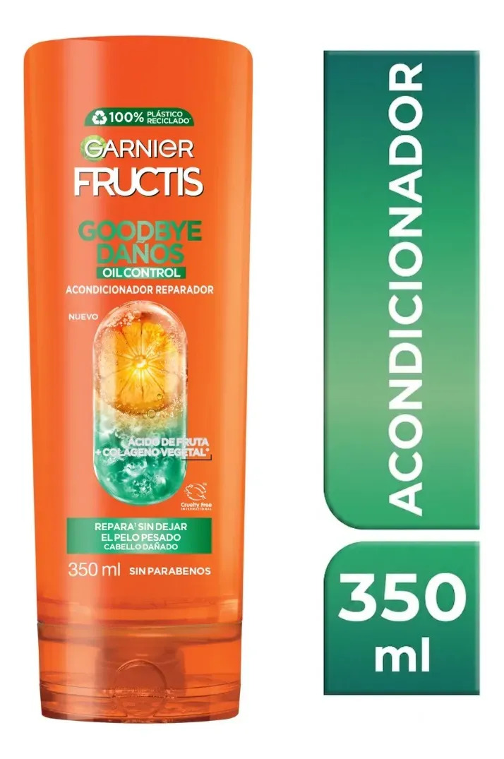 Acondicionador Fructis Goodbye Daños Oil Control Garnier