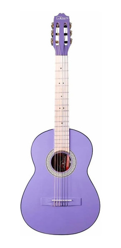 Imagen 1 de 1 de Guitarra clásica infantil La Purepecha Tercerola morada