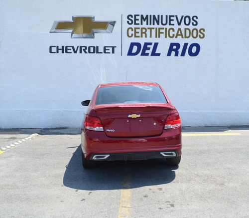 Imagen 3 de 14 de Chevrolet Aveo Ltz 2018 Rojo Cereza