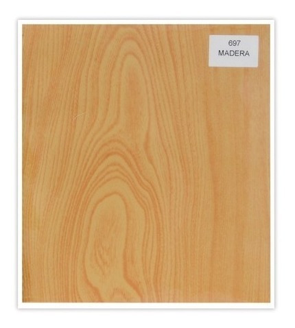 Rollo De Papel Contac Adhesivo Madera O Color 45 Cm X 10 Mts