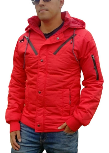 Chaqueta Gaban Acolchonado Para Hombre , Perfecto Para El Frio, Abrigadora, Liviana, Versátil, Practica Y Muy Combinable 