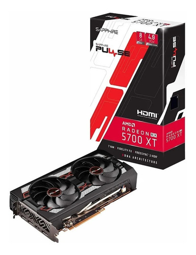 Placa De Video Amd Sapphire Radeon Rx 5700 Xt 8gb Pulse