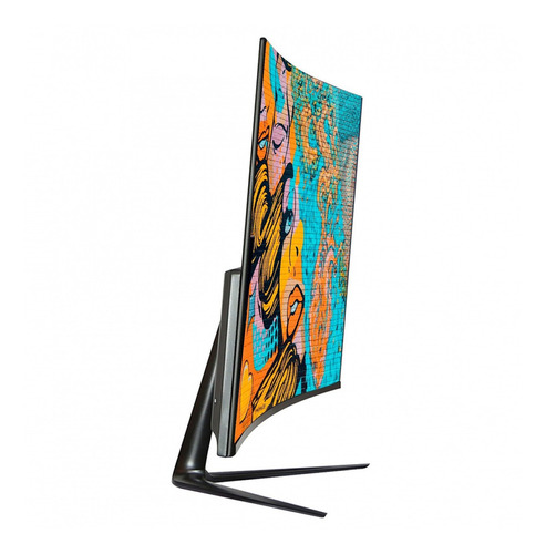 Imagen 2 de 3 de Monitor gamer curvo Kolke KES-500 led 27" negro 100V/240V