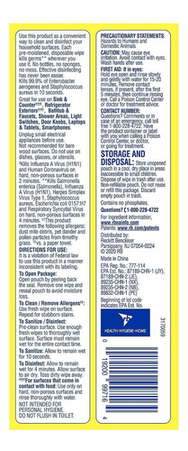Toallitas Desinfectantes Lysol Lemon And Lima Blossom Flatpa