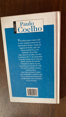 Veronika Decide Morir Paulo Coelho Editorial Grijalbo