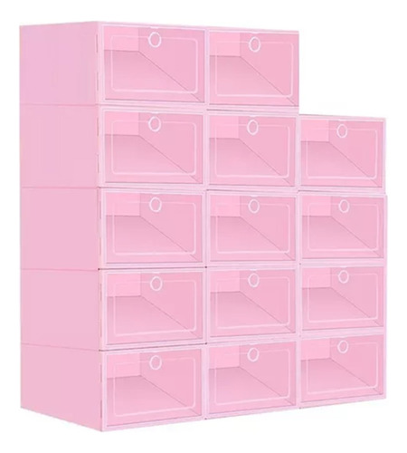 Caja Organizadora Zapatos Zapatera 48 Unidades Caja Apilable