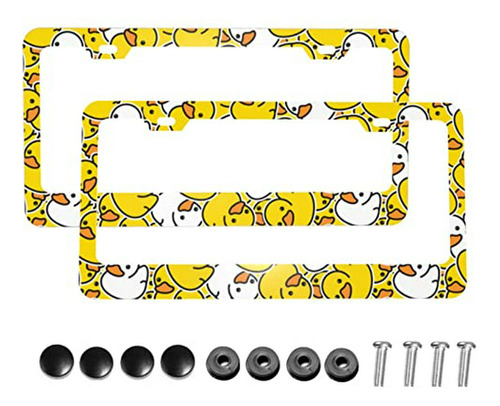 Marco - Dujiea 2 Pieces Yellow Cartoon Duck Aluminum Metal L