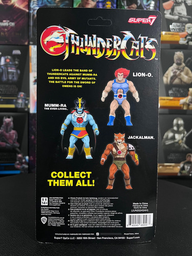 Thundercats Wave 01 Jackalman Super7 5.5 Pulgadas