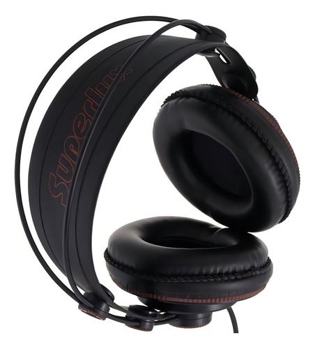 Auriculares Superlux Hd681 Negro Negro/rojo