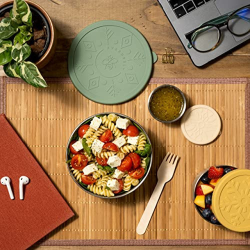 Lunchbots Tiny Dips Recipientes Para Condimentos Juego De