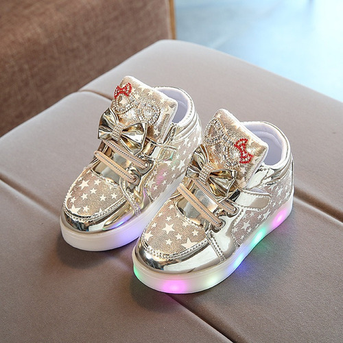 Zapatillas Con Luz Led Para Bebés Y Niñas