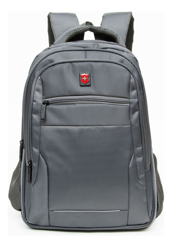 Mochila Notebook Swiss Brand Grey 32 Escolar