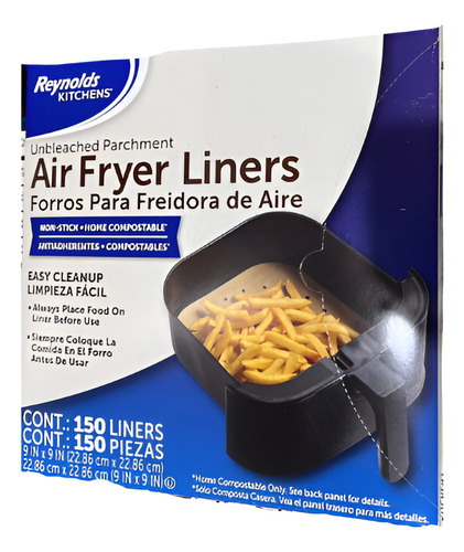 Papel Para Freidora De Aire (150 Pzs) Reynolds