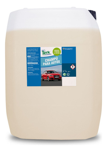 Shampoo Para Autos Bioterk 20 Lts Biodegradable