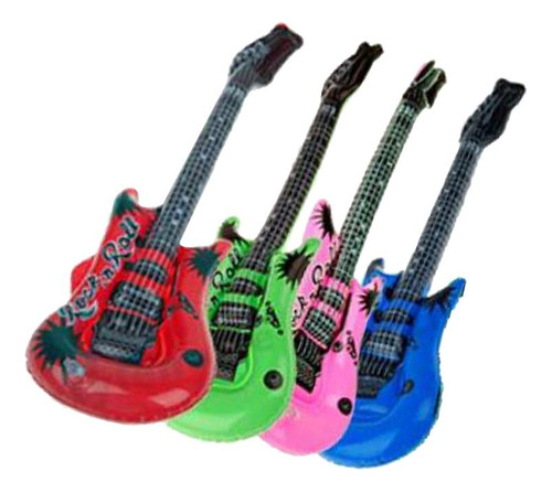 2 Piezas De Guitarra Inflable Aleatorio Juguete Del Favor