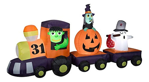 Inflables Inflable Halloween Tren Escena