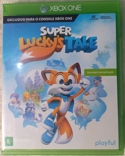 Jogo Mídia Física Super Luckys Tale Exclusivo Para Xbox One