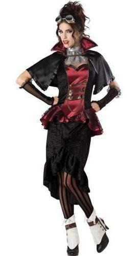 Disfraz De Vampira Steampunk Para Mujer, Talla: S,