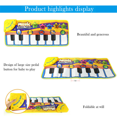 Manta Musical Multifunción C Para Niños, Juego Musical C 992