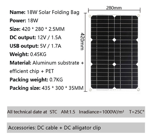 Kit De 18w Panel Solar+600w(pico) Inversor 12v A 220v O 110v