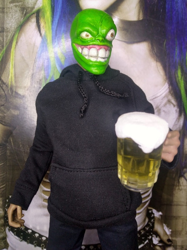 The Mask (la Mascara). 1:6 Head Sculpt. Custom Resina. (Usado)