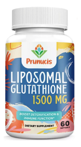 Glutatión Liposomal 2400mg Máxima Absorción 60 Porciones Americano Sin Sabor