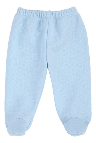 Conjunto Chamarra Y Pantalón Para Bebé Mondo Bambino Azul Cielo , Hueso 6 M