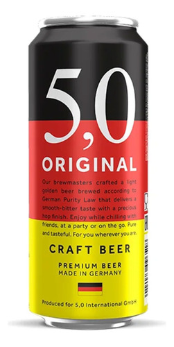 Cerveza 5.0 Original 500ml Pack X12u 