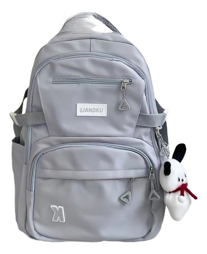 Mochila Urbana Sanmu Dingye Color Azul Diseño Lisa 15l