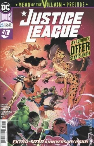 Dc Comics Fisico Justice League #25 2019