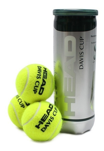 Tubo X 3 Pelotas Tenis Head Davis Cup Baires Deportes