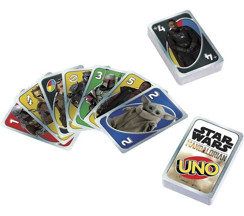 Jogo De Cartas Uno Star Wars Mandalorian Hjr23
