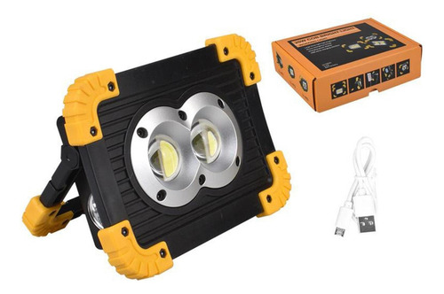 30w Led Luz De Trabajo Recargable Cob Reflector Super