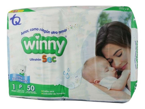 Pañal Winny Ultratrim Sec Etapa 1 50 Unidades Oferta