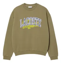 Comprar Buzo Felpa Losse Fit Hombre Lacoste Sin Capucha