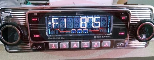 Imagen 5 de 7 de Stereo Vintage Bluetooth, Manos Libres, Cd, Aux. 3.5, Usb.