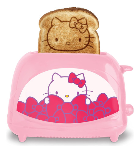 Tostadora De Dos Rebanadas Hello Kitty De Uncanny Brands: Tu