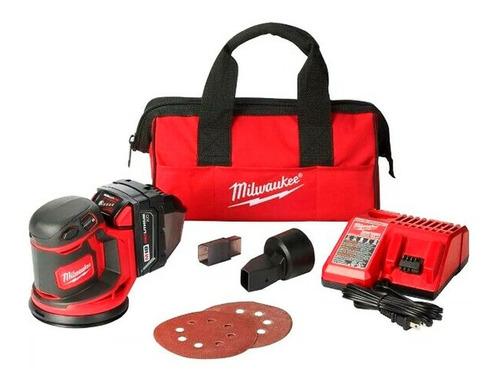 Lijadora Orbital Milwaukee A Batería M18 Con Bolso Milwaukee