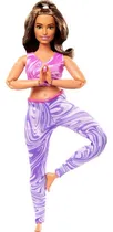 Comprar Mattel Barbie Made To Move Yoga muñeca castaña