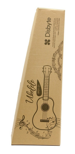 Imagen 8 de 9 de Ukelele De Madera Soprano Con Funda Manual Y Lecciones