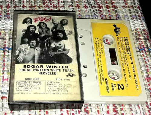 Edgar Winter / White Trash Recycled Cassette Import Blues 