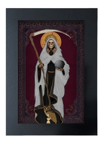 Cuadro De La Santa Muerte Blanca # 2