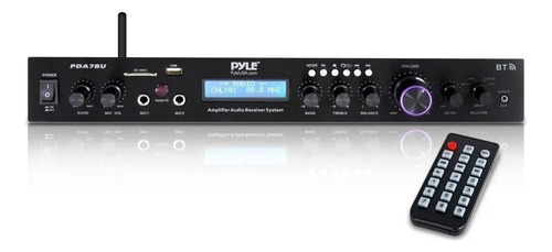 Pyle, Amplificador Pda7bu Bluetooth, Mp3, Digital Id3 200w Negro