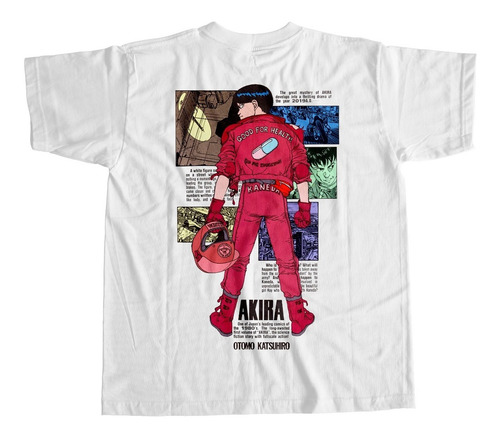 Imagen 2 de 6 de Remera Algodón Anime Akira